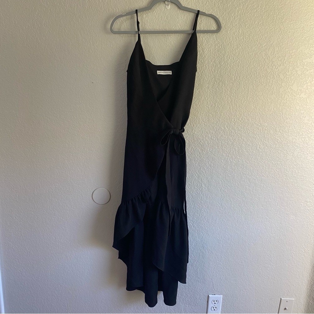 Dress the Population Black Wrap Dress